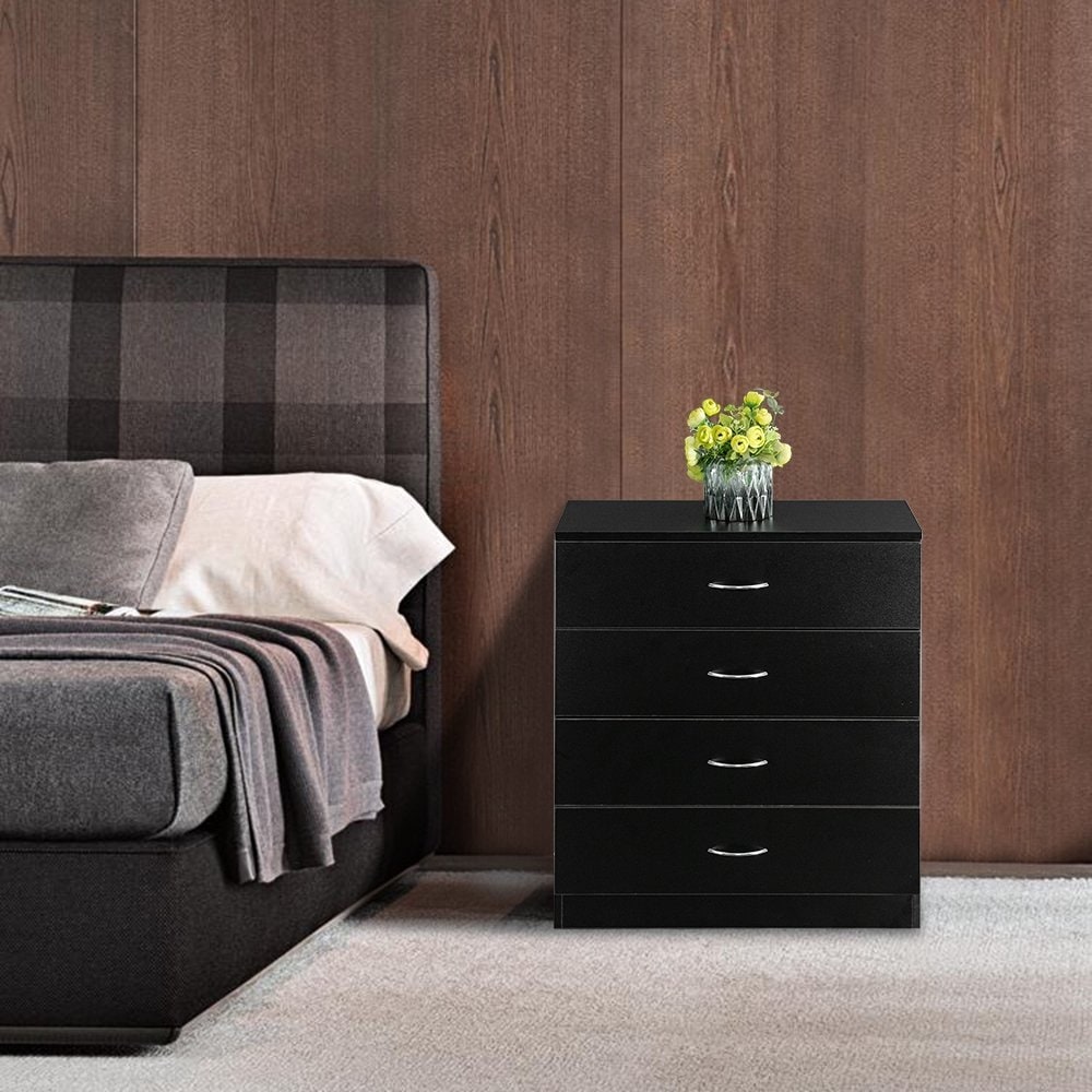 28 Modern Simple 4 Drawer Dresser Black White