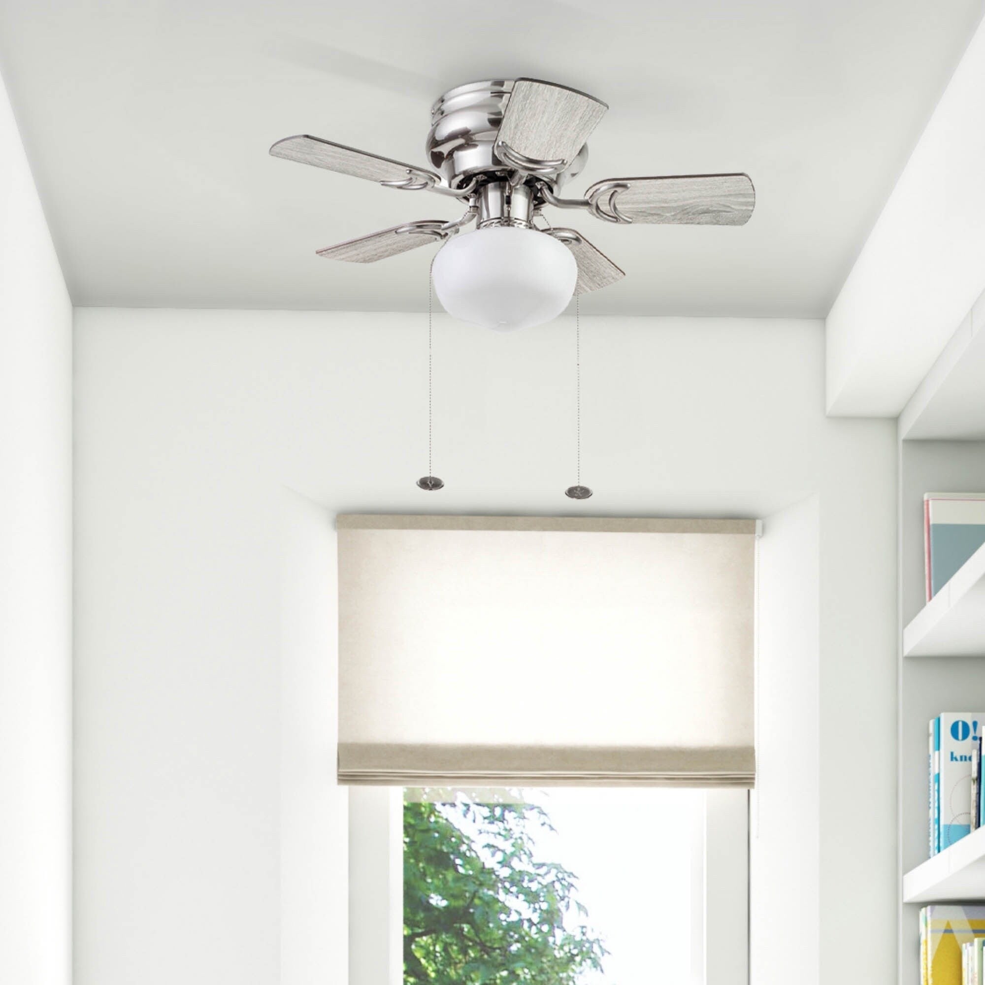 28In Prominence Home Hero Indoor Ceiling Fan In Nickel 28