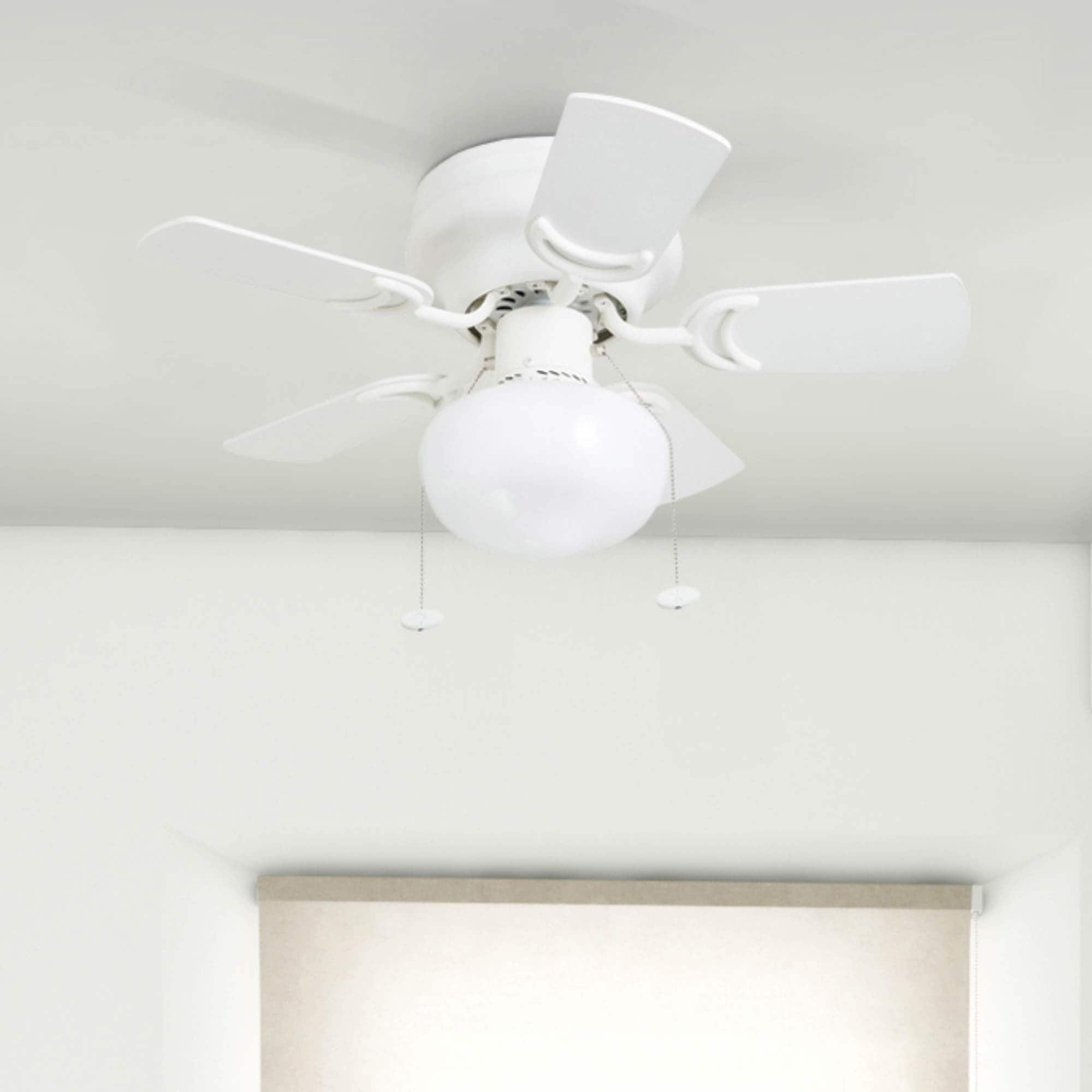 Prominence Home Hero 28 White Small Ceiling Fan