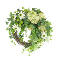 28 Wreath With Rudbeckias And Hydrangeas