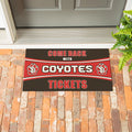 28 X 16 Pvc Door Mat Come Back With Tickets University Of South Dakota 28 X 16