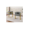 29 In.H Gray Finish High Keyhole Armless Dining Chair With Fabric Seat Material