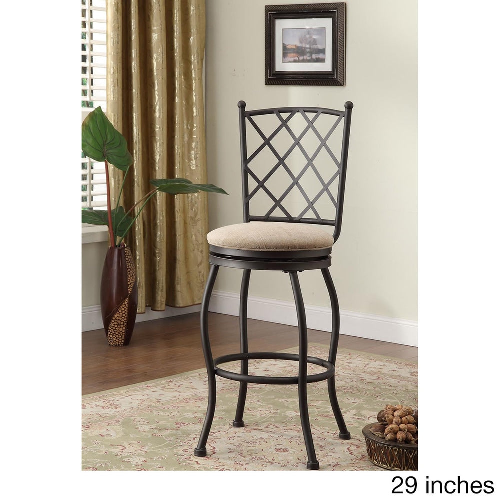 Tristan Swivel Bar Stool With Cushion