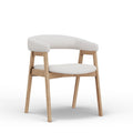 29.5 In.H Gray Finish High Keyhole Armless Dining Chair With Wood Seat Material