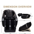 2D Motor Massage Chair With Sl Track Zero Gravity Space Saving Design