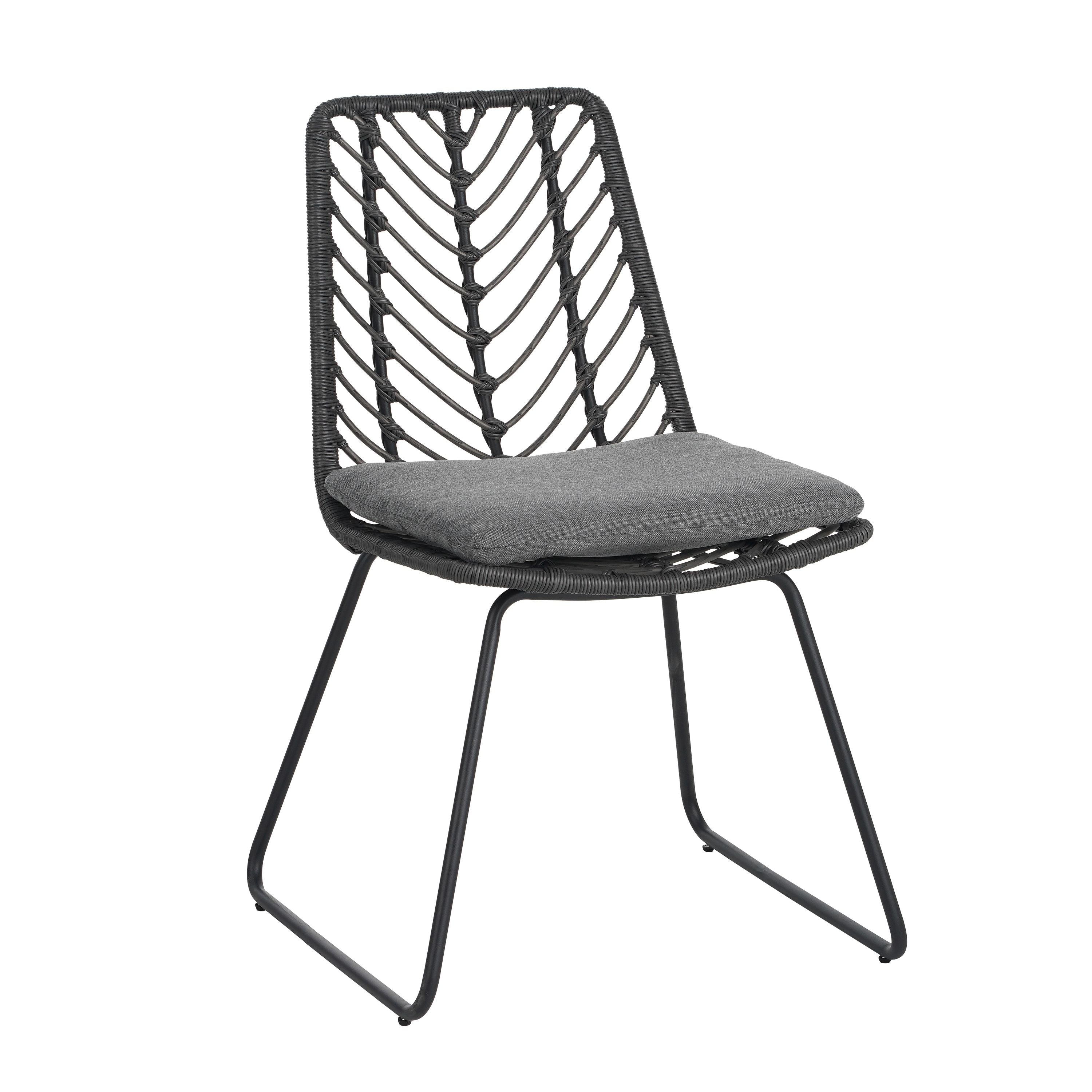 2Pcs With 2 Cushions Gray
