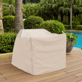 2Pc Furniture Cover Set Tan 2 Chairs
