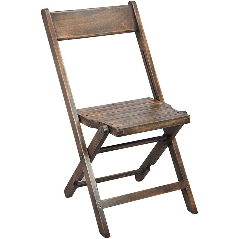 2Pk Wood Fold Wedding Chair