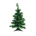 2 X 14 Pre Lit Mixed Classic Pine Medium Artificial Christmas Tree Multi Led Lights