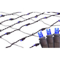 2 X 8 Blue Led Tree Trunk Wrap Christmas Net Lights Brown Wire