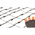 2 X 8 Orange Led Tree Trunk Wrap Christmas Net Lights Brown Wire