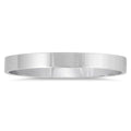 2Mm Flat Comfort Fit Wedding Band In 10K White Gold