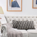 2Pcs Plush Fauxfur Decorative Throw Pillow Covers