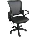 2Xhome Mesh Ergonomic Executive Computer Office Desk Task Chair With Cushion Arms Back Wheels Swivel Adjustable Height Mid Back