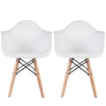2Xhome Set Of 2 Kids Armchair Natural Wood Legs For Children Child Preschool Kitchen Dining Home Living Room Play Room Activity