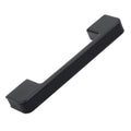 3 3 4 In. Center Embossed Leather Strip Cabinet Pulls Matte Black Pack Of 25