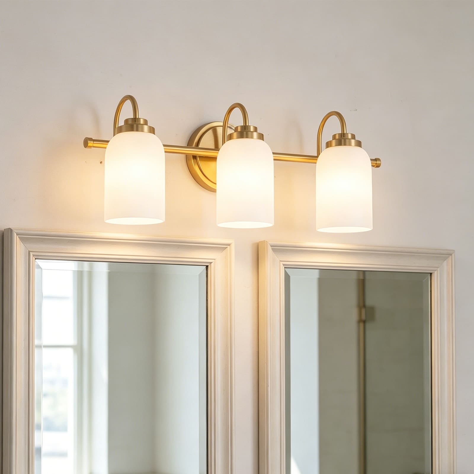 3 4 Lights Modern Exquisite Frosted Glass Wall Light