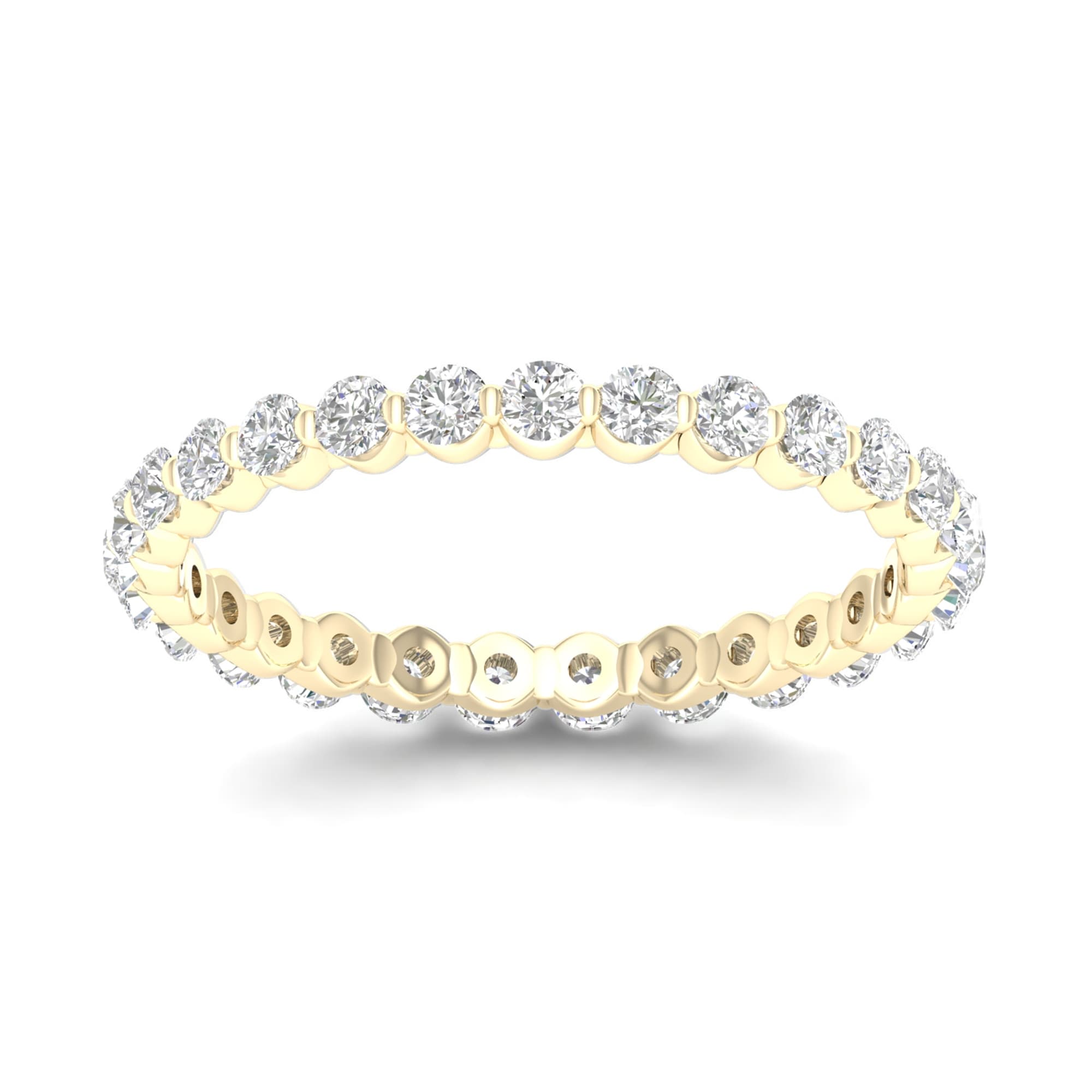 De Couer 14K Gold 3 4Ct Tdw Diamond Eternity Wedding Band