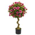 3 Azalea Artificial Topiary Tree