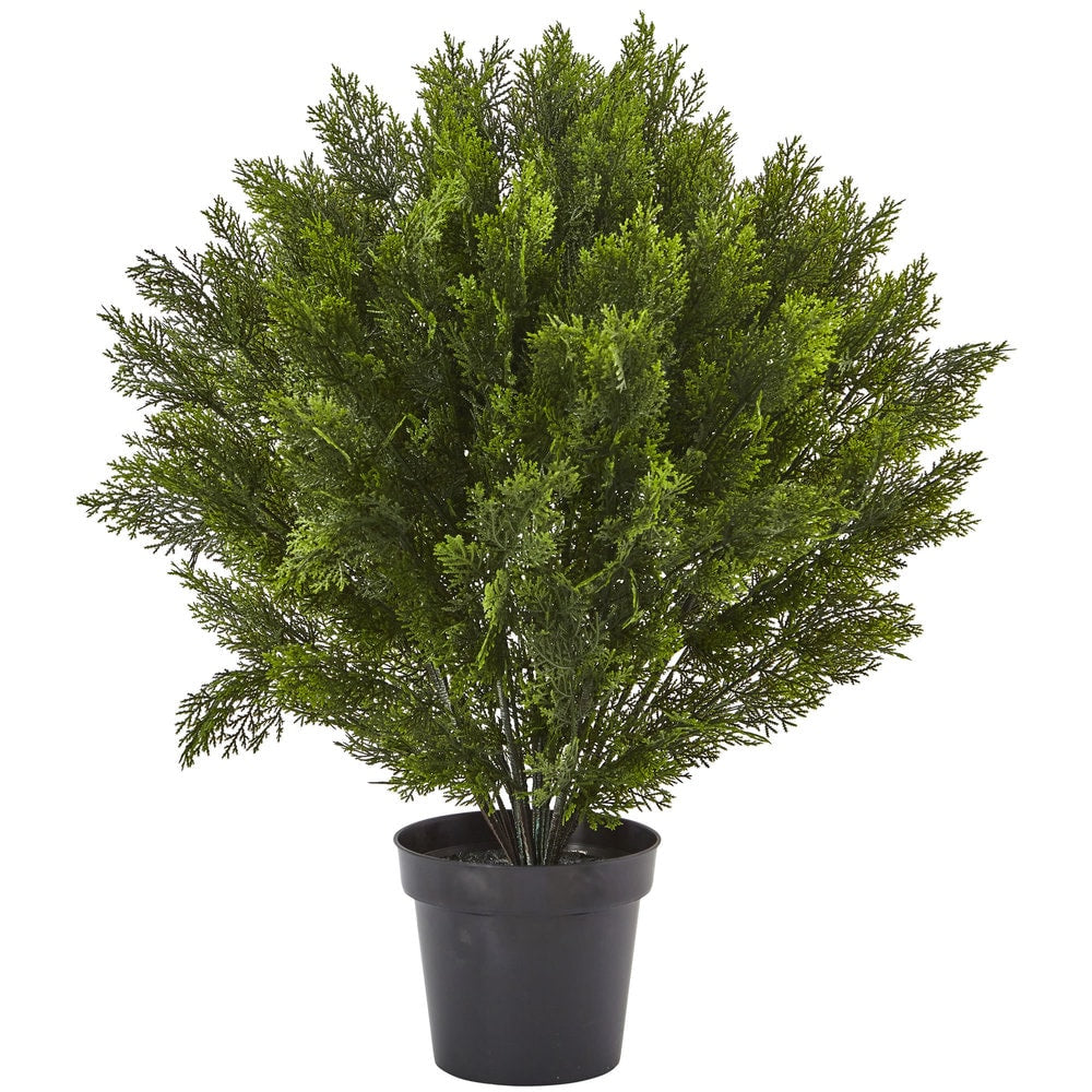 Nearly Natural 3 Indoor Outdoor Cedar Bush