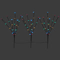 Set Of 3 Led Cherry Blossom Lighted Artificial Tree Branches 2.5 Multi Colored N A
