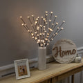 Set Of 3 Led Lighted Cherry Blossom Outdoor Artificial Tree Branch 2.5 Warm White Lights N A