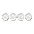 3 Crystal Decorative Ball Bubbles Design Set Of 4