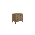3 Drawer Nightstand With Usb In Latte Finish