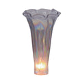 3 In. Wide X 5 In. High Purple Iridescent Pond Lily Shade