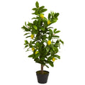 3 Lemon Artificial Tree H 3 Ft. W 12 In. D 12 In
