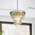 Interior Glass Tear Drops 3 Lights Chandelier Pendant Ceiling Lighting 12 Inches Wide 3Pcs E12 Bulb Needed