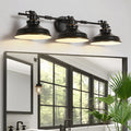 3 Light Retro Luxury Wall Light With White Inner Gold Trimmed Shades For Living Room 3 Light