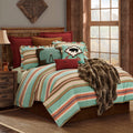 3 Pc Serape Comforter Set Super Queen Multi