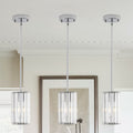 3 Pack Modern Crystal Pendant Lights For Dining Room Bedroom Foyer And Hallway