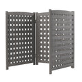 3 Panel Outdoor Air Conditioner Fence Screen Outside Wood Privacy Fence 32 W X 38 H