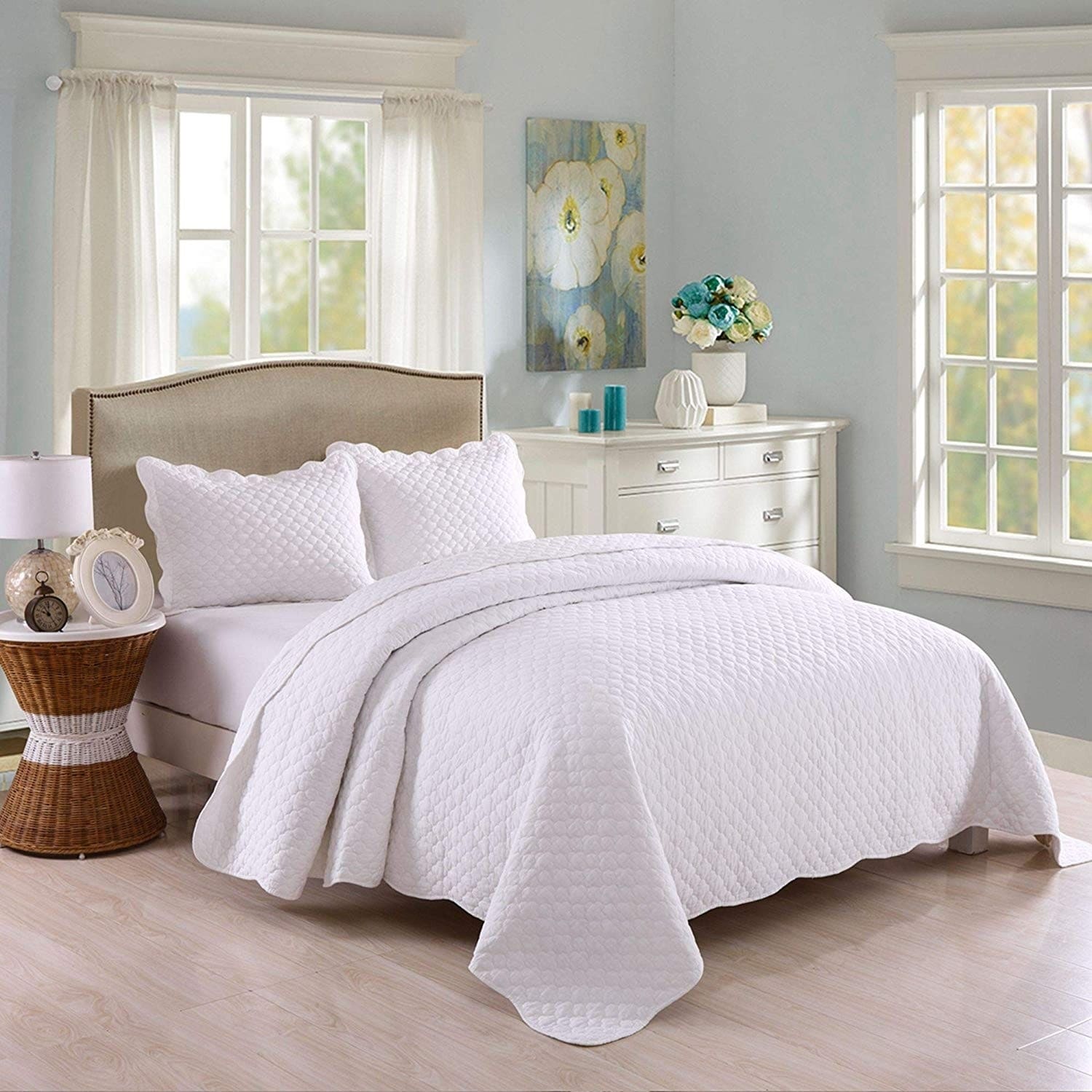 Porch Den Manor Embroidered Pillow Sham Set Of 2