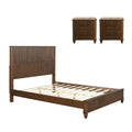 3 Piece Bedroom Set With A Queen Size Bed And 2 Nightstands
