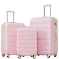 3 Piece Luggage Set Hardside Spinner Suitcase With Tsa Lock 20In 24In 28In Available