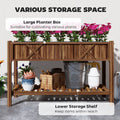 3 Piece Wooden Raised Garden Bed With Country Wagon Wheel Design