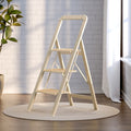 3 Step Ladder Folding Step Stool With Wide Anti Slip Pedal Aluminium Lightweight Foldable Step Ladders 450 Lbs Capacity