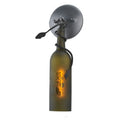 3 W Tuscan Vineyard Custom Etched Wine Bottle Wall Sconce