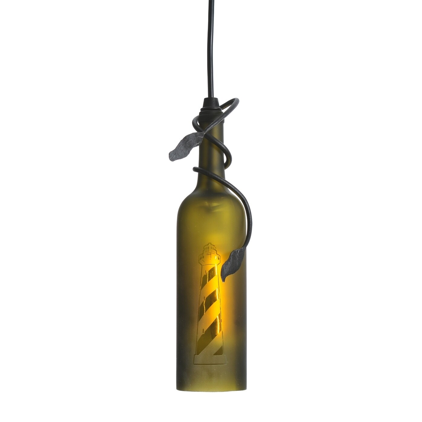 3 W Tuscan Vineyard Lighthouse Wine Bottle Mini Pendant
