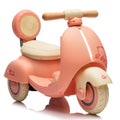 3 Wheel Scooter Ride On Scooter With Parent Remote Control Pink Battery Powered Electric Car With Bluetooth Music