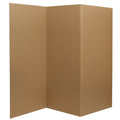 3 Ft. Tall Brown Cardboard Room Divider
