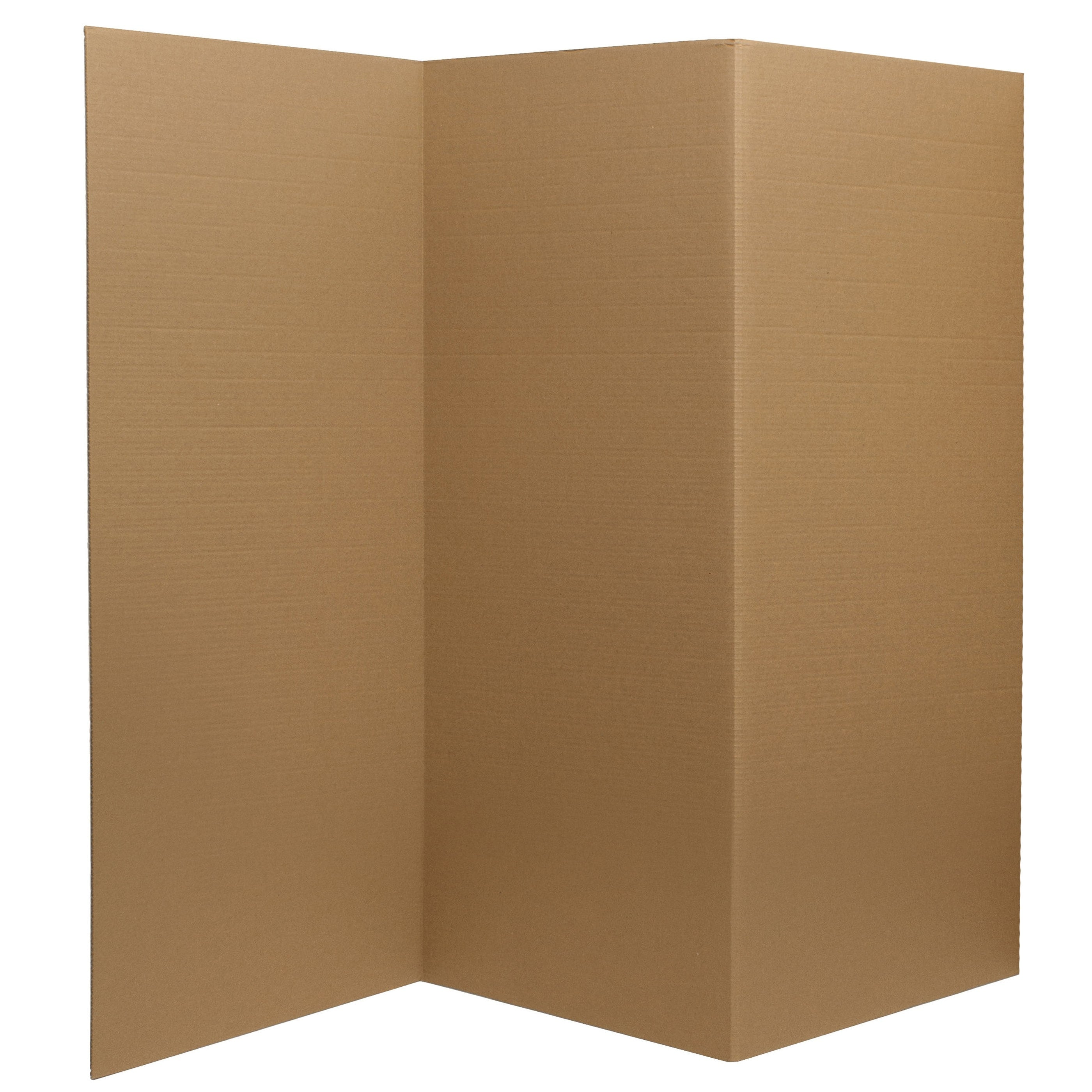 3 Ft. Tall Brown Cardboard Room Divider