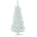 White Iridescent 3 Foot Tinsel Tree