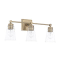 Capital Lighting Signature Collection 3 Light Aged Brass Bath Vanity Light