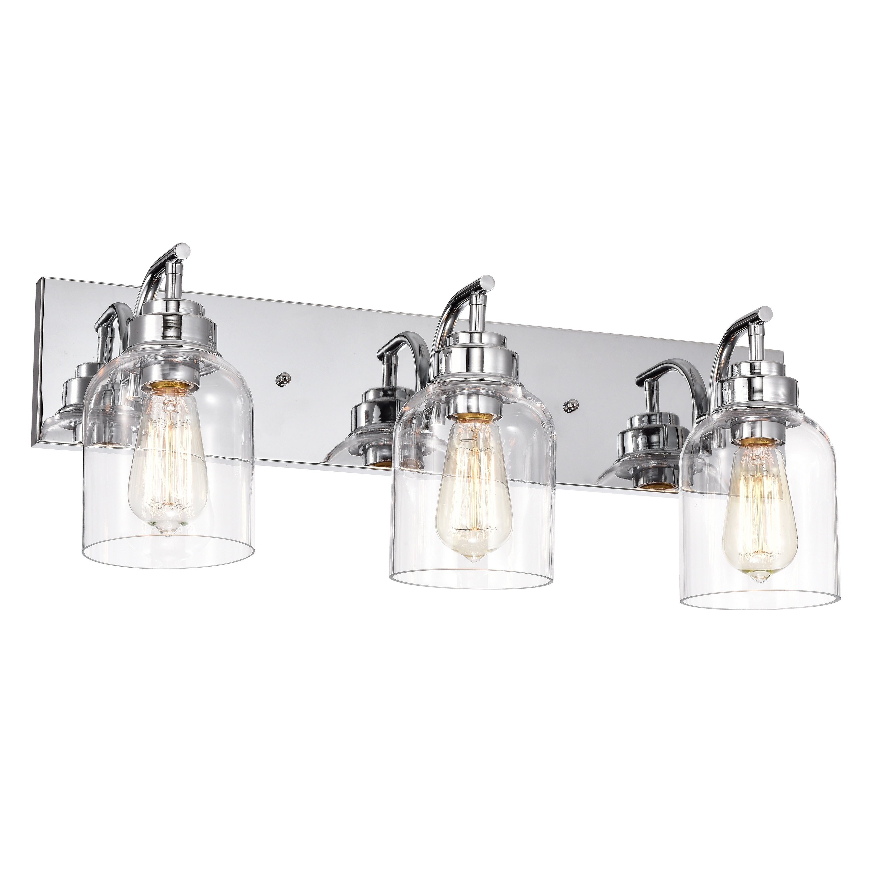 3 Light Chrome Bath Vanity Light