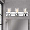 Copper Grove Pal 3 Light Chrome Bath Vanity Fixture