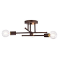 3 Light Oil Rubbed Bronze Semi Flush Mount